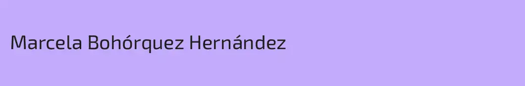 Marcela Bohórquez Hernández